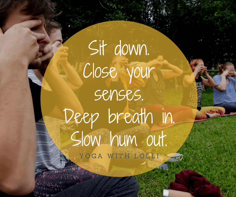 Reduce stress in just THREE breaths with Bhramari humming bee breath