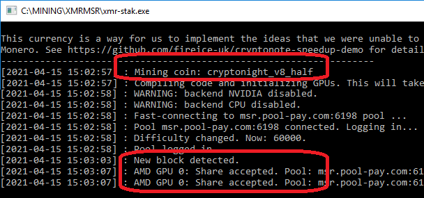 MENAMBANG MASARI DENGAN XMR STAK DENGAN RX580 4GB — Yohan