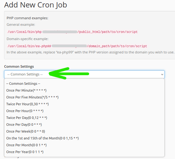 How to create a cronjob to run a PHP script (cPanel)