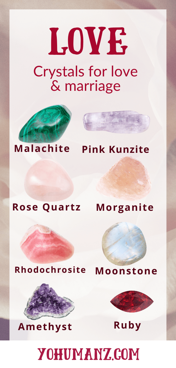 14 Best Powerful Crystals for Love and Marriage Attraction Romance