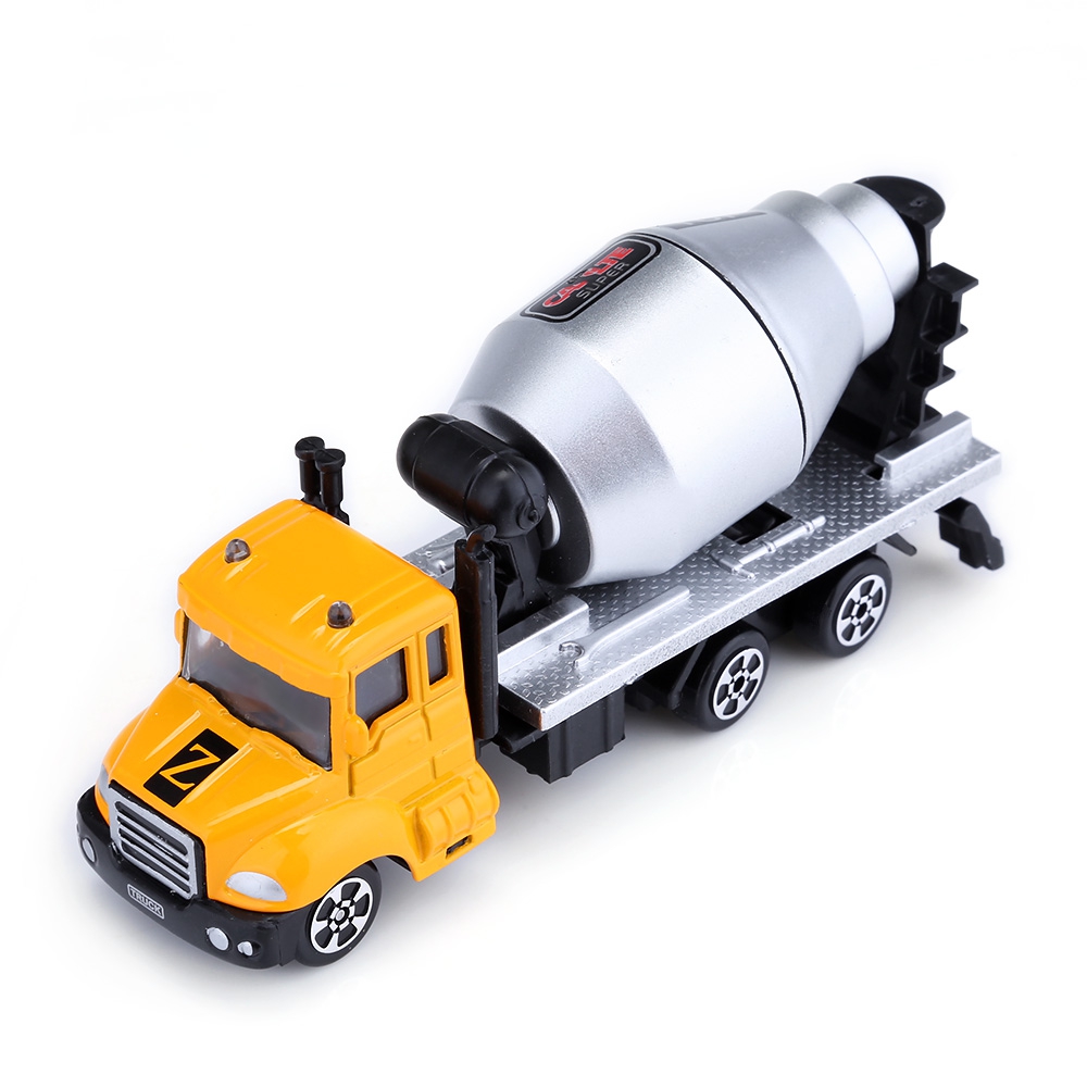 Kids Alloy 164 Scale Concrete Mixer Truck Emulation Model Toy Gift