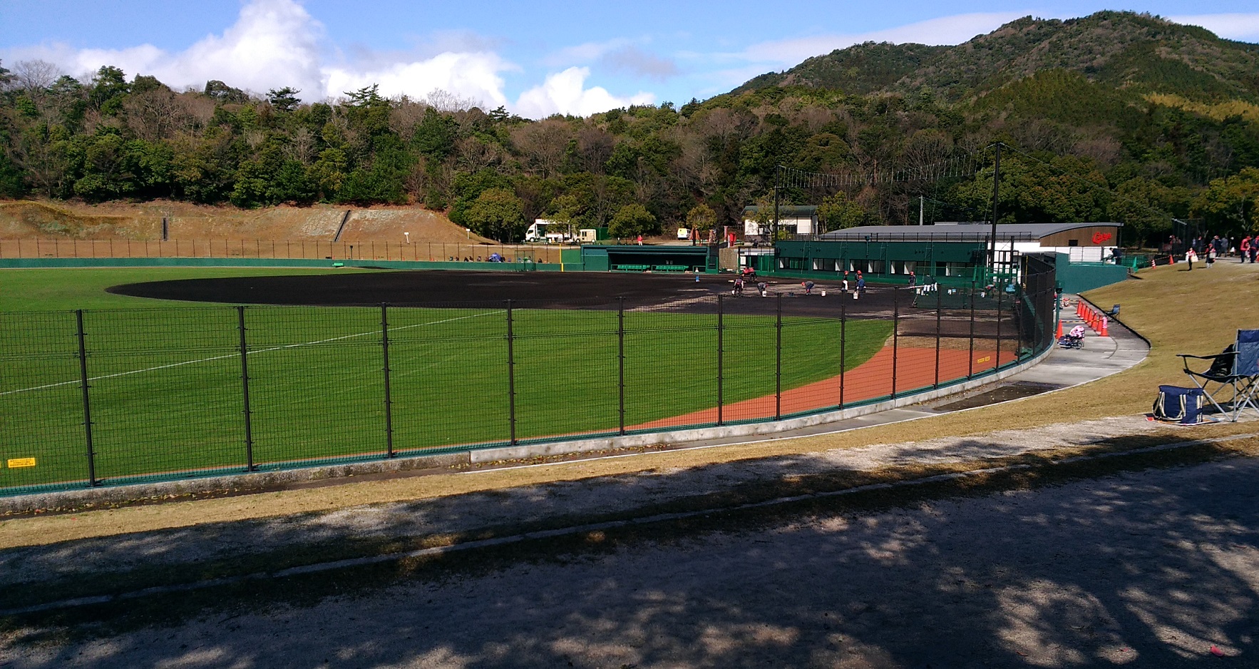バスを利用して【由宇球場】でのファームの試合を観に行きました！〔交通機関、試合の様子などのご紹介〕 ‐ 2018年