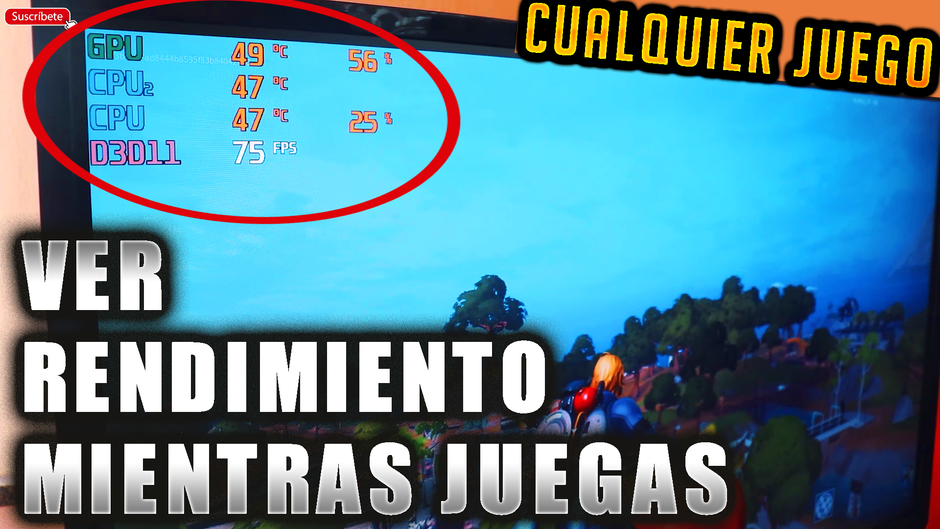 como Ver el Rendimiento del Pc Mientras Juego Fps / Gpu