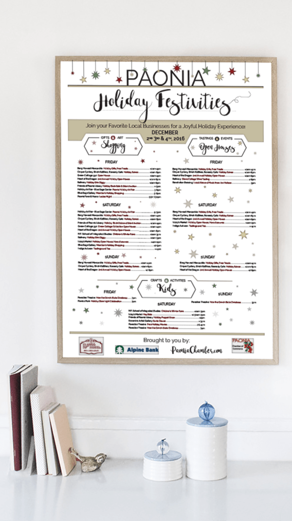 Holiday Poster and Ad