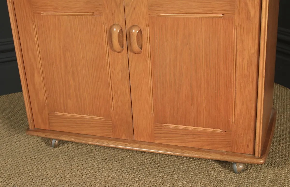 Vintage Oak Sideboard Priory English Ercol Style Yola Gray Antiques