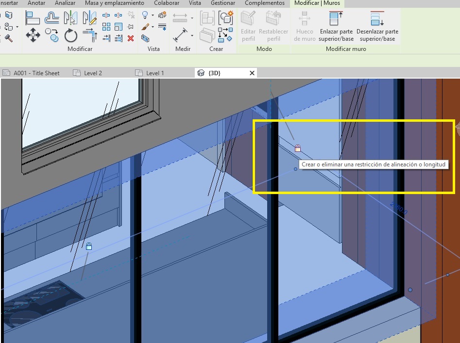 REVIT ARCHITECTURE (527) Colocar una puerta en un muro cortina