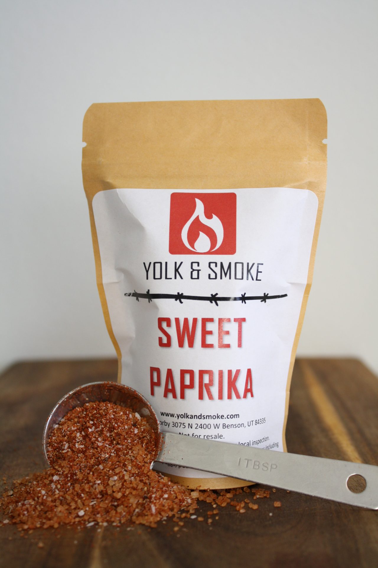 Sweet Paprika Dry Rub Utah Only Yolk & Smoke