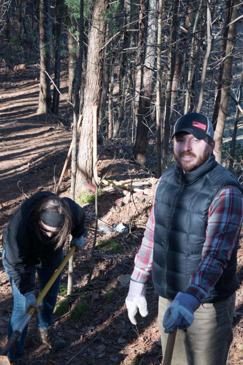 January 2016 Trail Work Day (Tesnatee Creek Trail) Yonah Preserve Trails