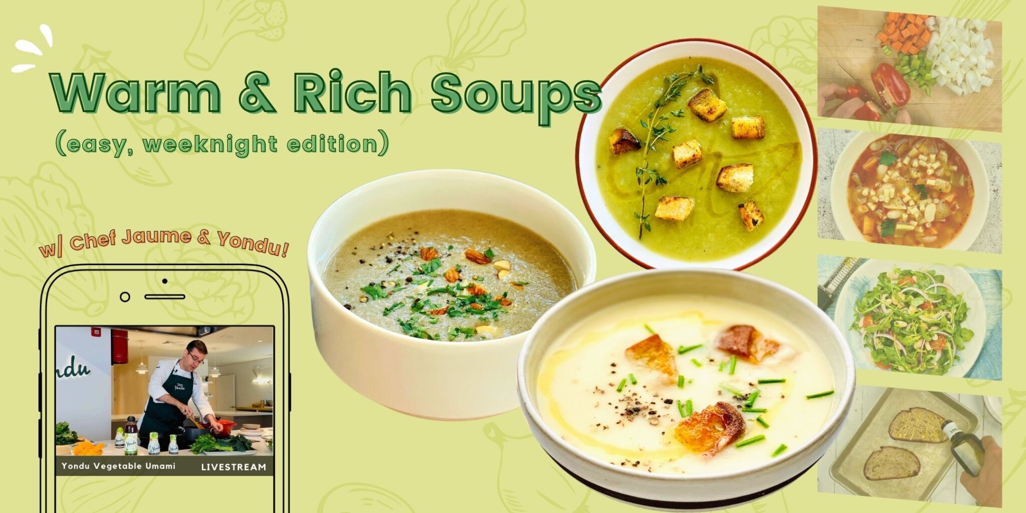 SoupSeason Favorites! Warm & Rich Soups Yondu