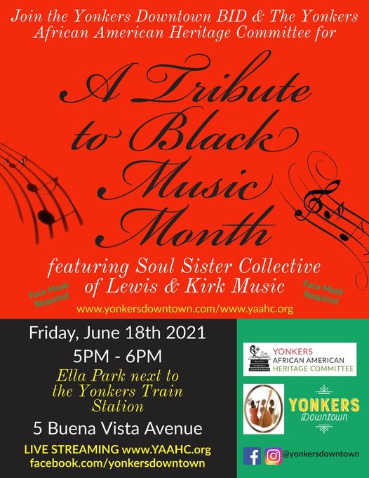A Tribute to Black Music Month Yonkers Downtown