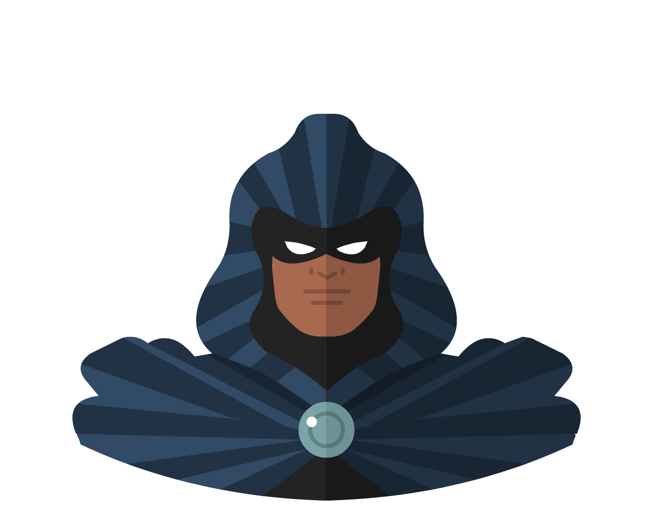 Marvel’s Cloak Flat Icon & Avatar • Yoolk • Digital Ninja