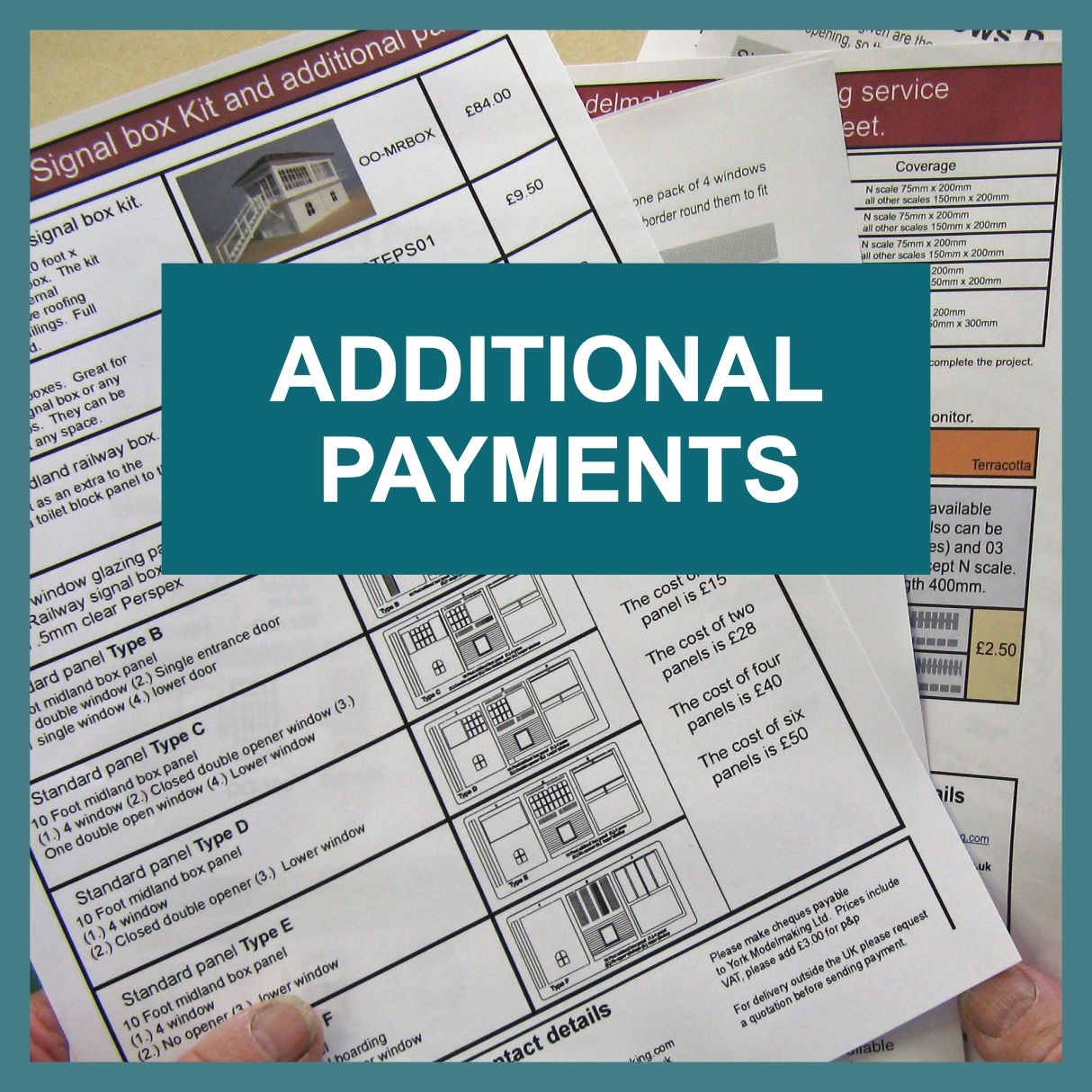 Additional Payments Option York Model Rail