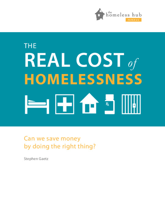 The Real Cost of Homelessness