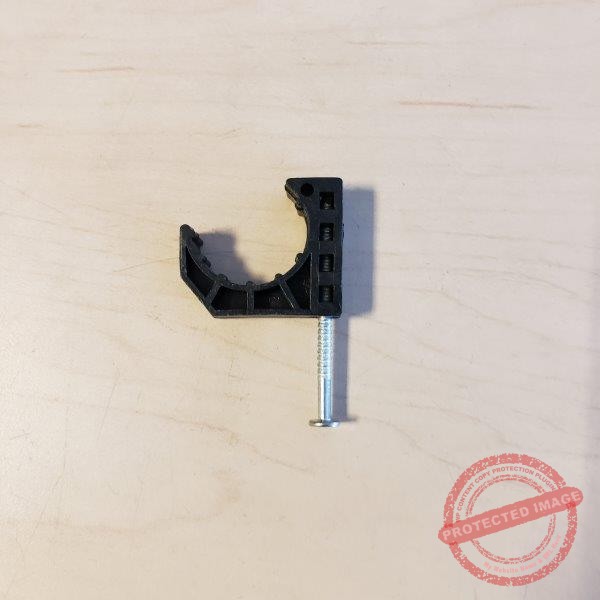 3/4 Plastic JClip With Nail Yorktech Supply