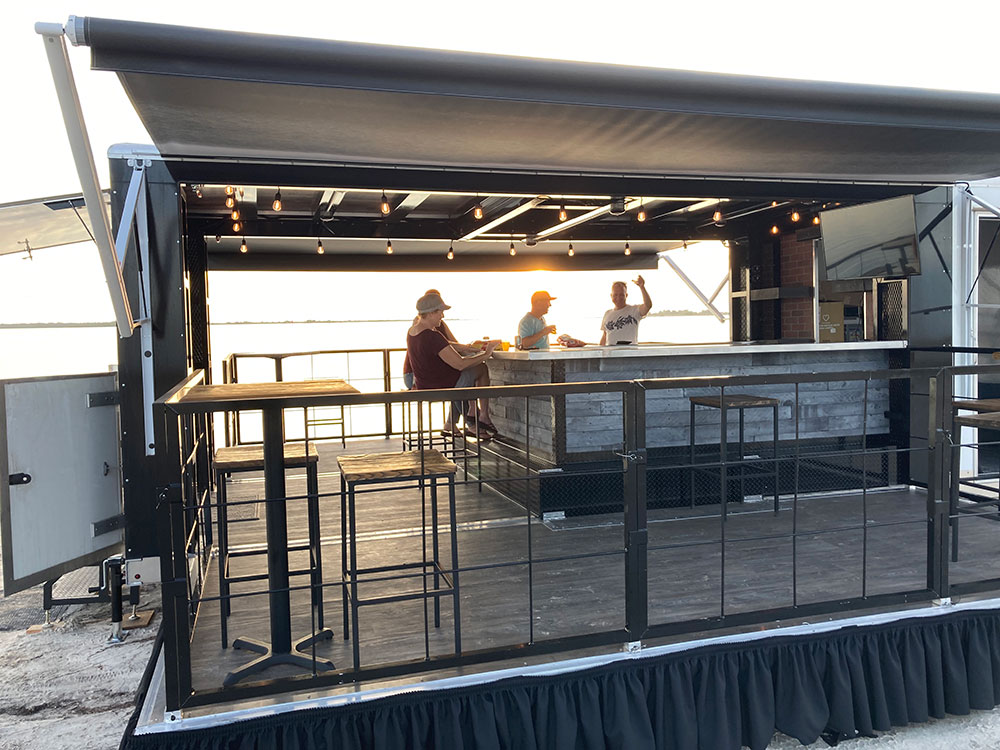 Mobile Beach Bars for Weddings & Events YorPub Mobile Bar for Rent