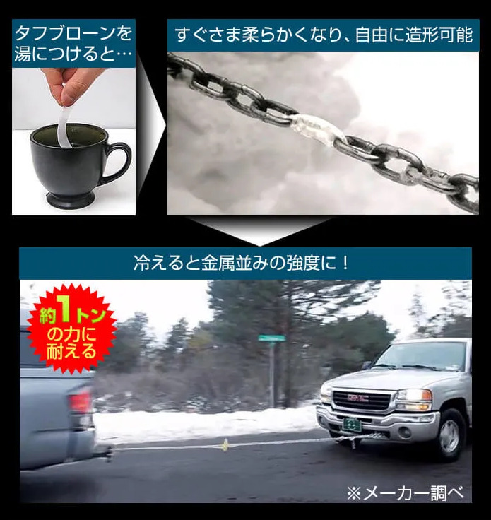 タフブローン：紙テープの接着剤が1トンを支える最強新素材「補修・ダクトテープ」 »