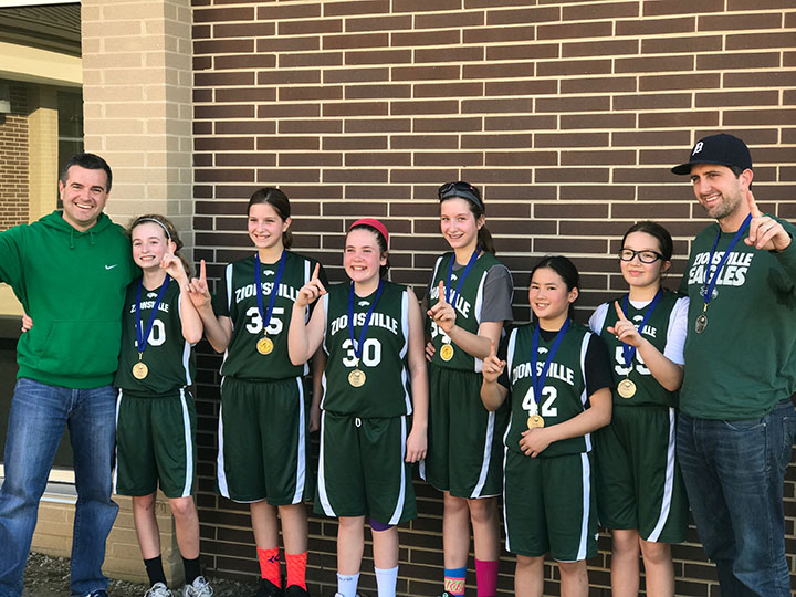 Snapshot Zionsville girls win basketball championship Current Publishing