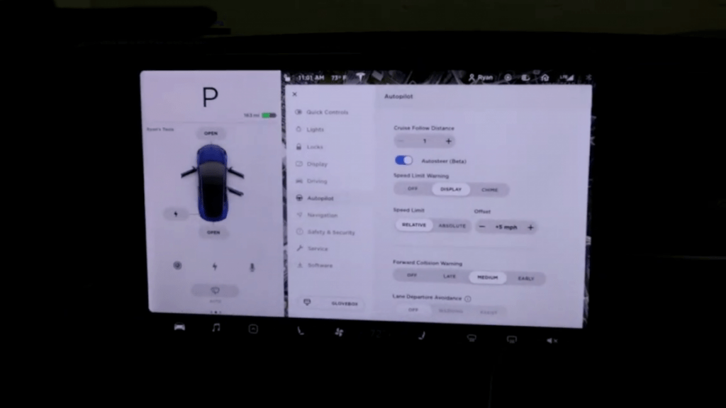 Tesla Autopilot Settings and Configuration