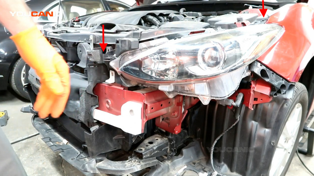 Replace Headlight Assembly Mazda 3 2013-2018