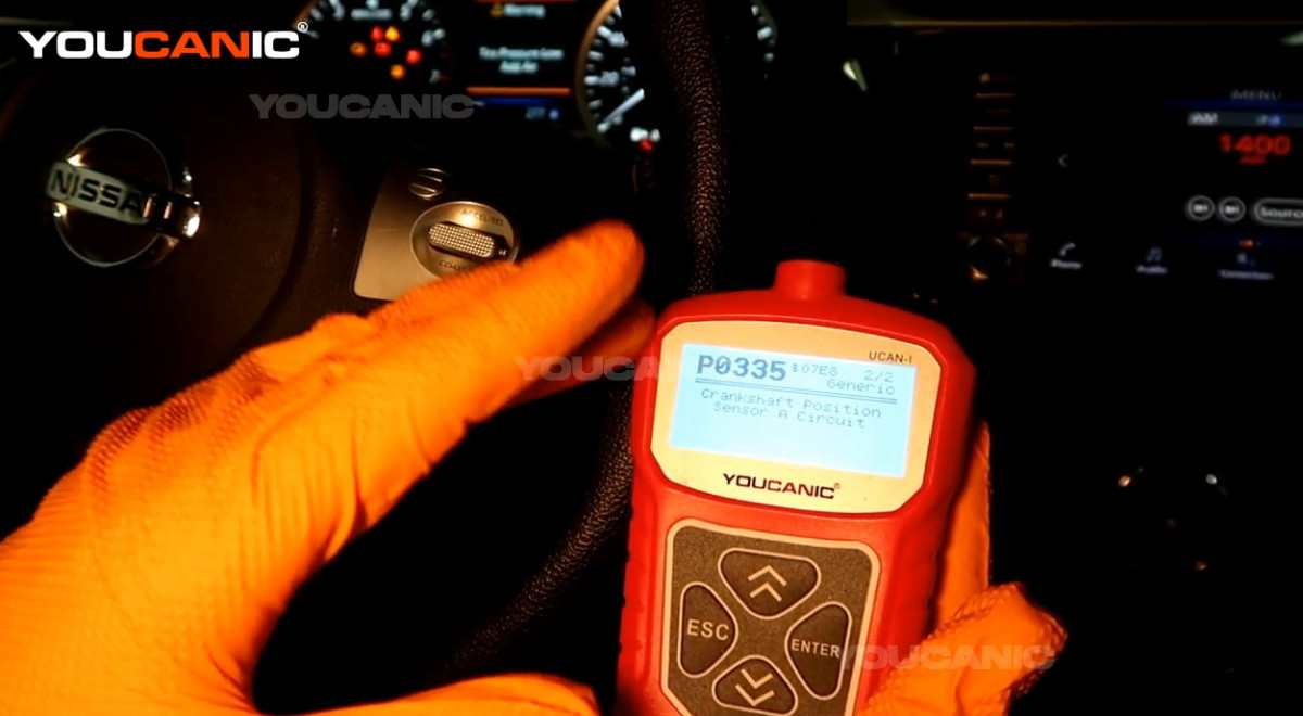Nissan P0335 Code Crankshaft Position Sensor Replacement