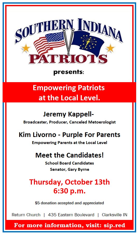 Southern Indiana Patriots Meeting You Count, Indiana!