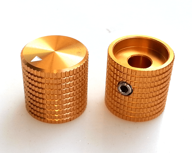 17x17mm Aluminium volume potentiometer Knob for Guitar Amplifier Effect