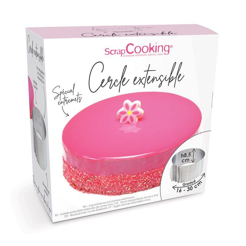 Adjustable cake ring round Creative cooking Youdoit