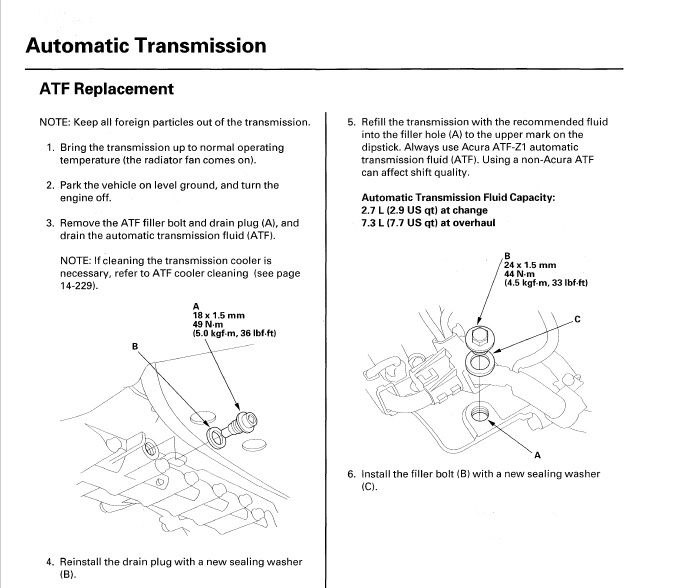 Acura MDX Repair & Service Manuals (47 PDF's