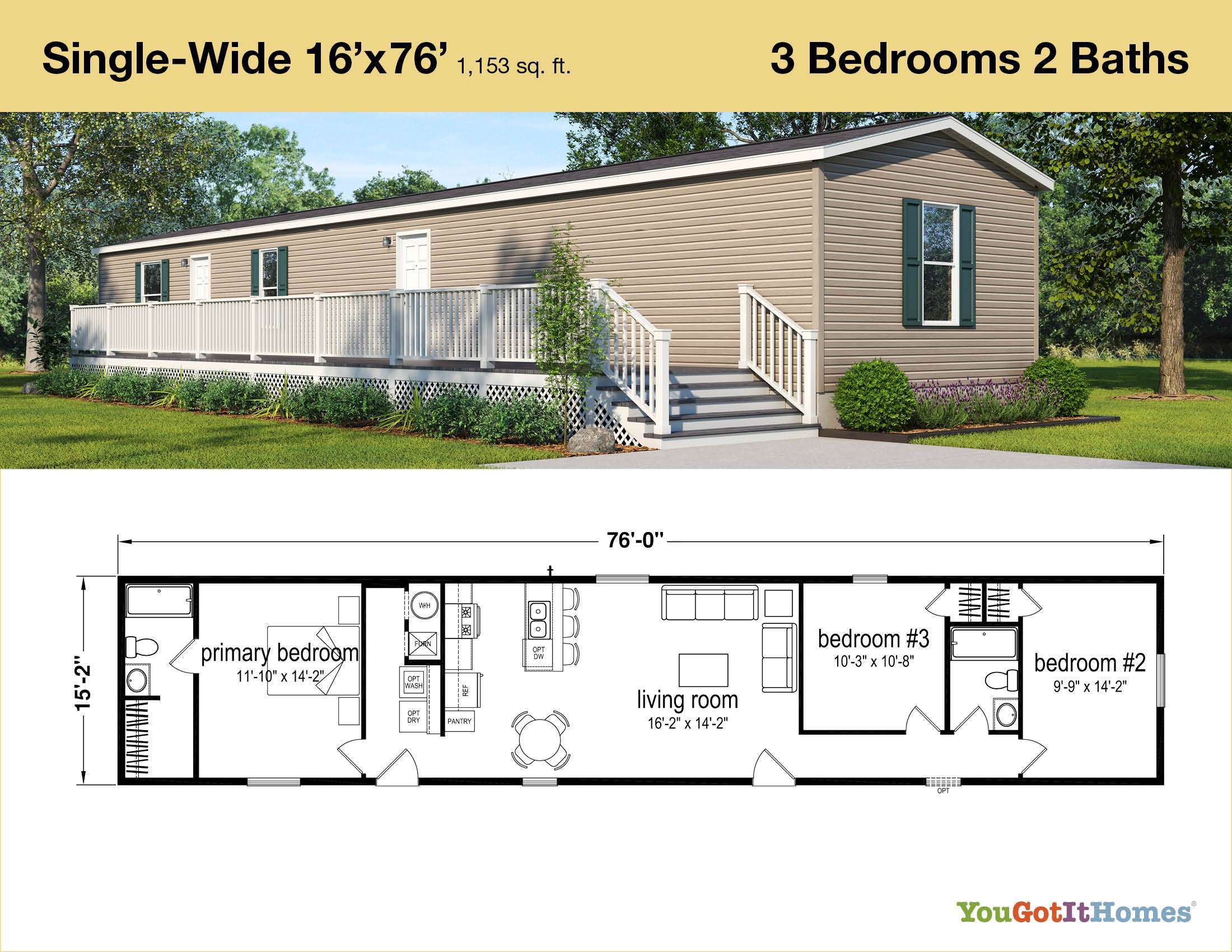 Homes and Floor Plans You Got It Homes