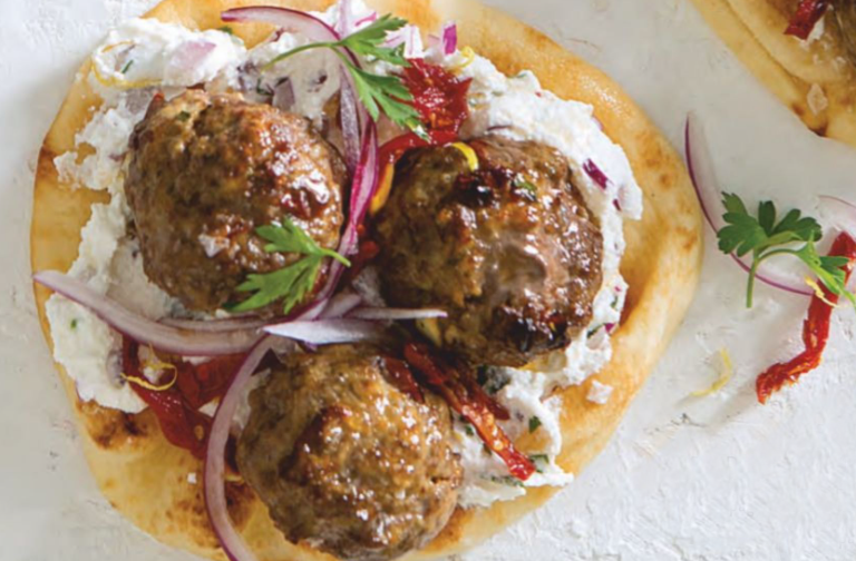 SUNDRIED TOMATO MEATBALL FLATBREADS You Gotta Make This