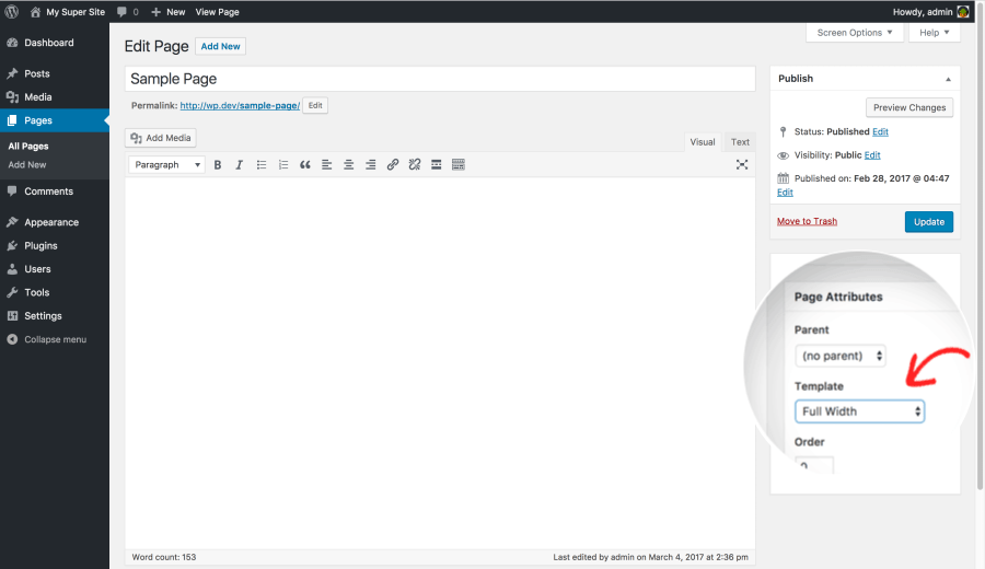 A Step By Step Guide To Create A Full Width Page In Wordpress