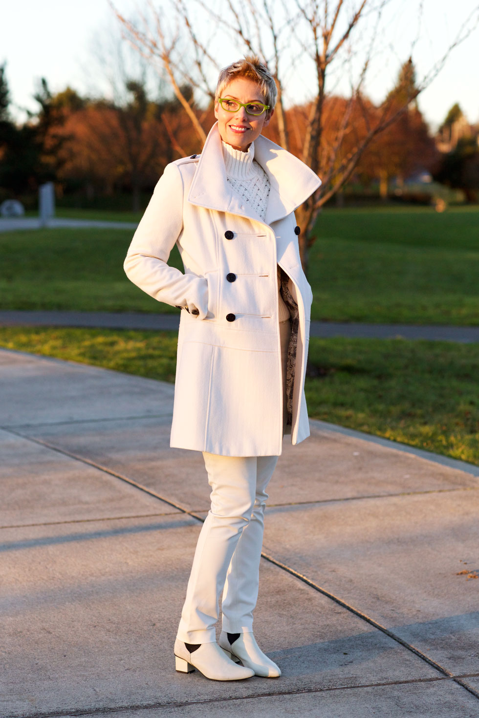 Cropped and HighWaisted Winter WhiteOut YLF