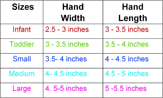 Mitten Pattern - Infant, Toddler and Child Sizes - You Make It Simple