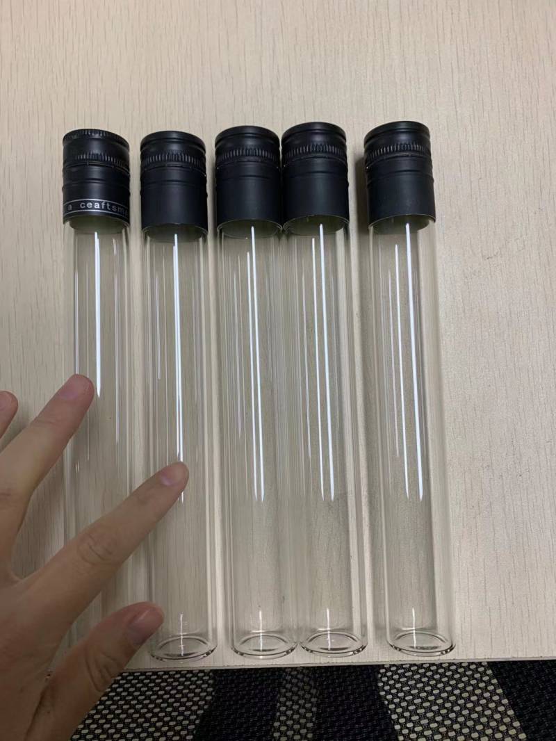 100ml glass tube for wine packaging