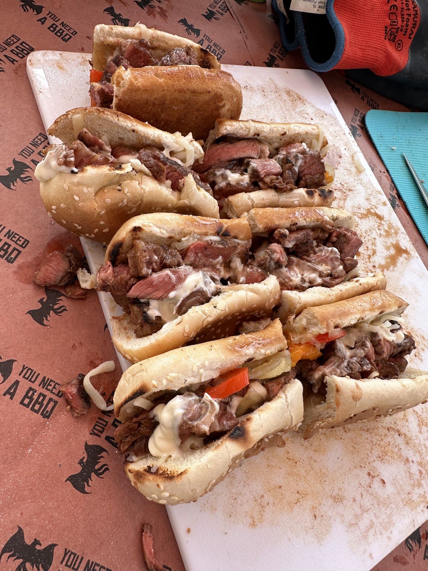 Ribeye Philly Cheese Steaks You Need a BBQ