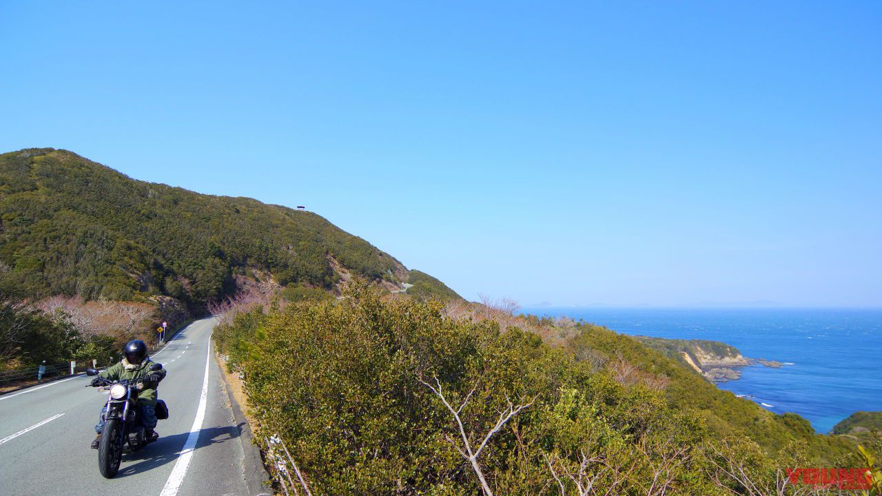 バイクで巡るニッポン絶景道：三重県 パールロード【青空の果てには紺碧の太平洋】│WEBヤングマシン｜新車バイクニュース