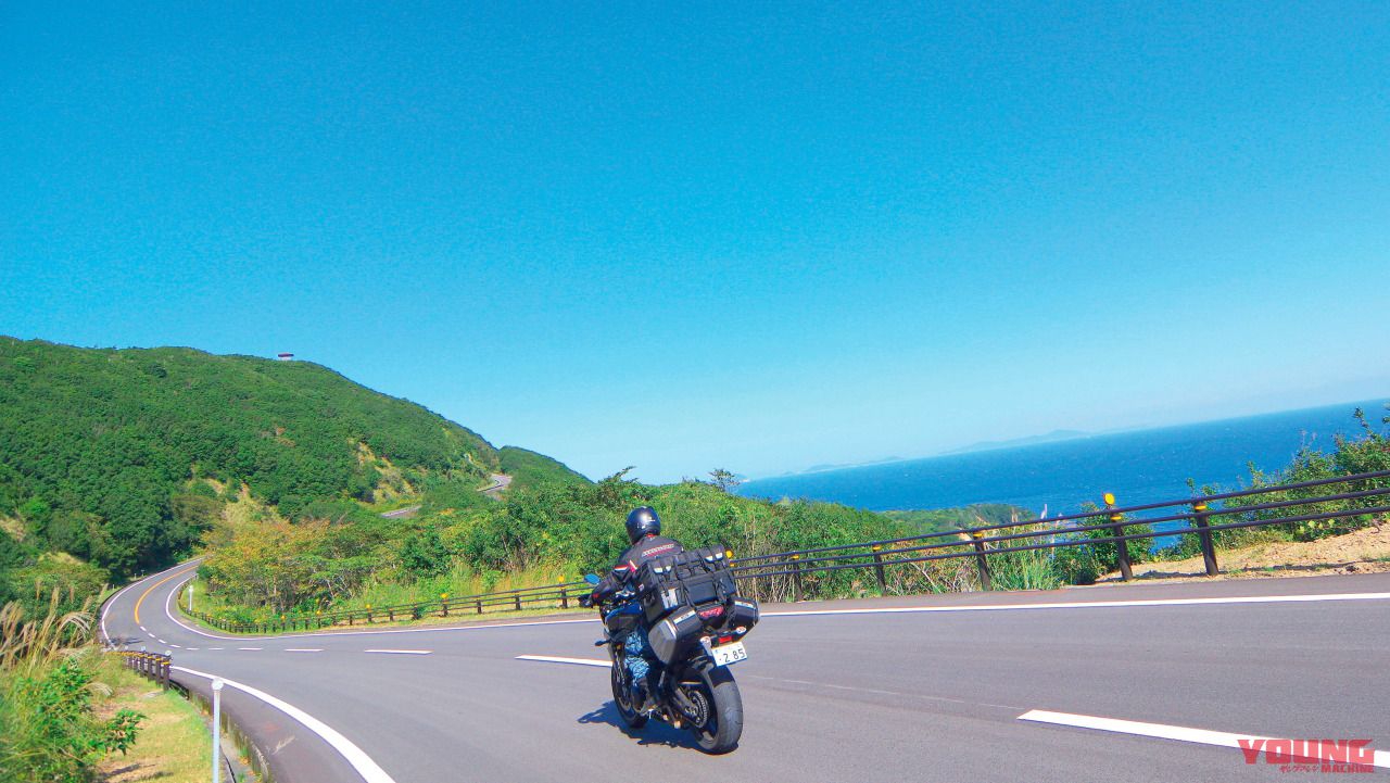 『伊勢志摩スカイライン』空近い。 いまどきバイク