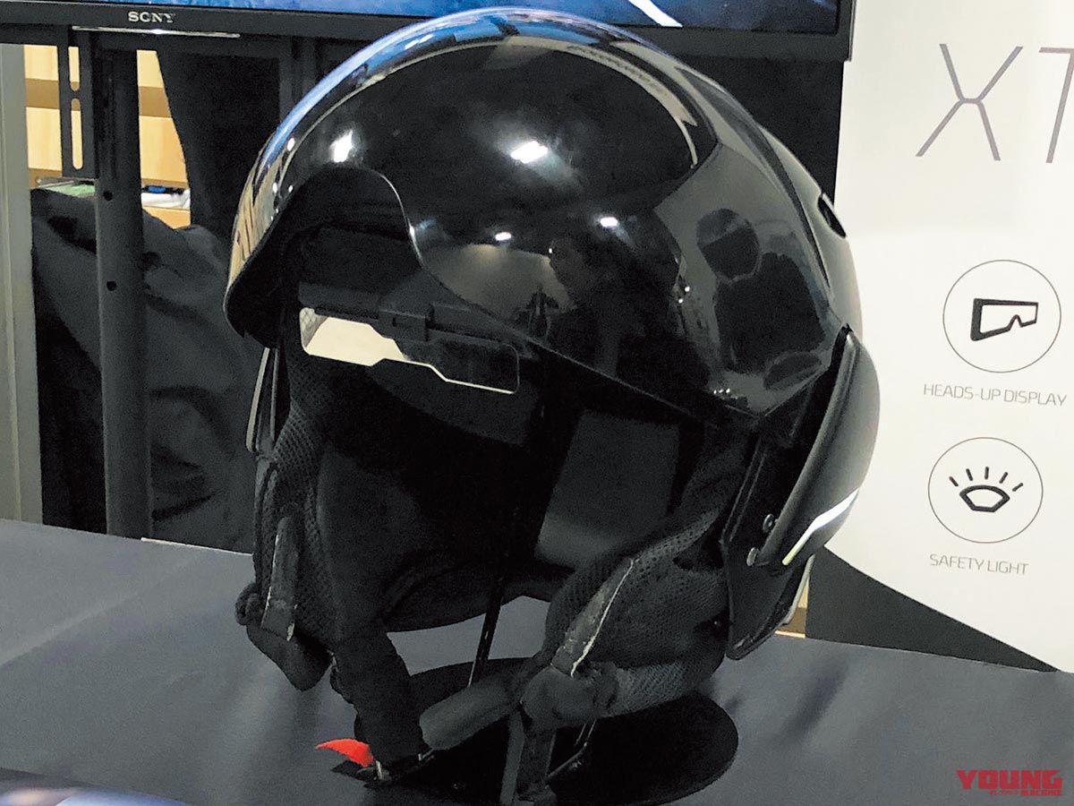 スマートヘルメット新時代到来【視界に情報が浮かび上がる未来】│WEBヤングマシン｜新車バイクニュース