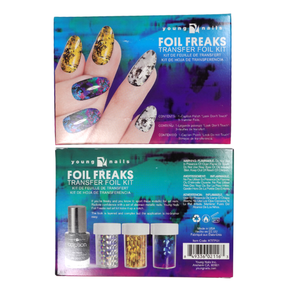 YN Foil Freaks Kit Young Nails UK
