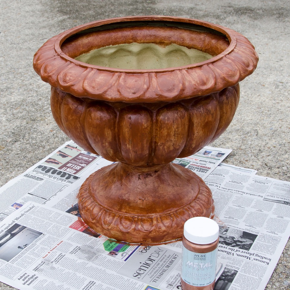 Faux Copper Planter Do It Yourself Young's Plant Farm