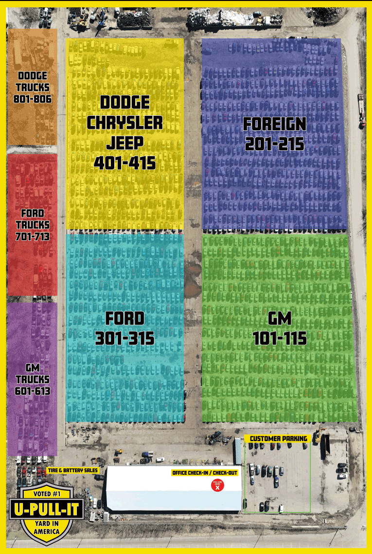 YardMap Youngstown UPullIt