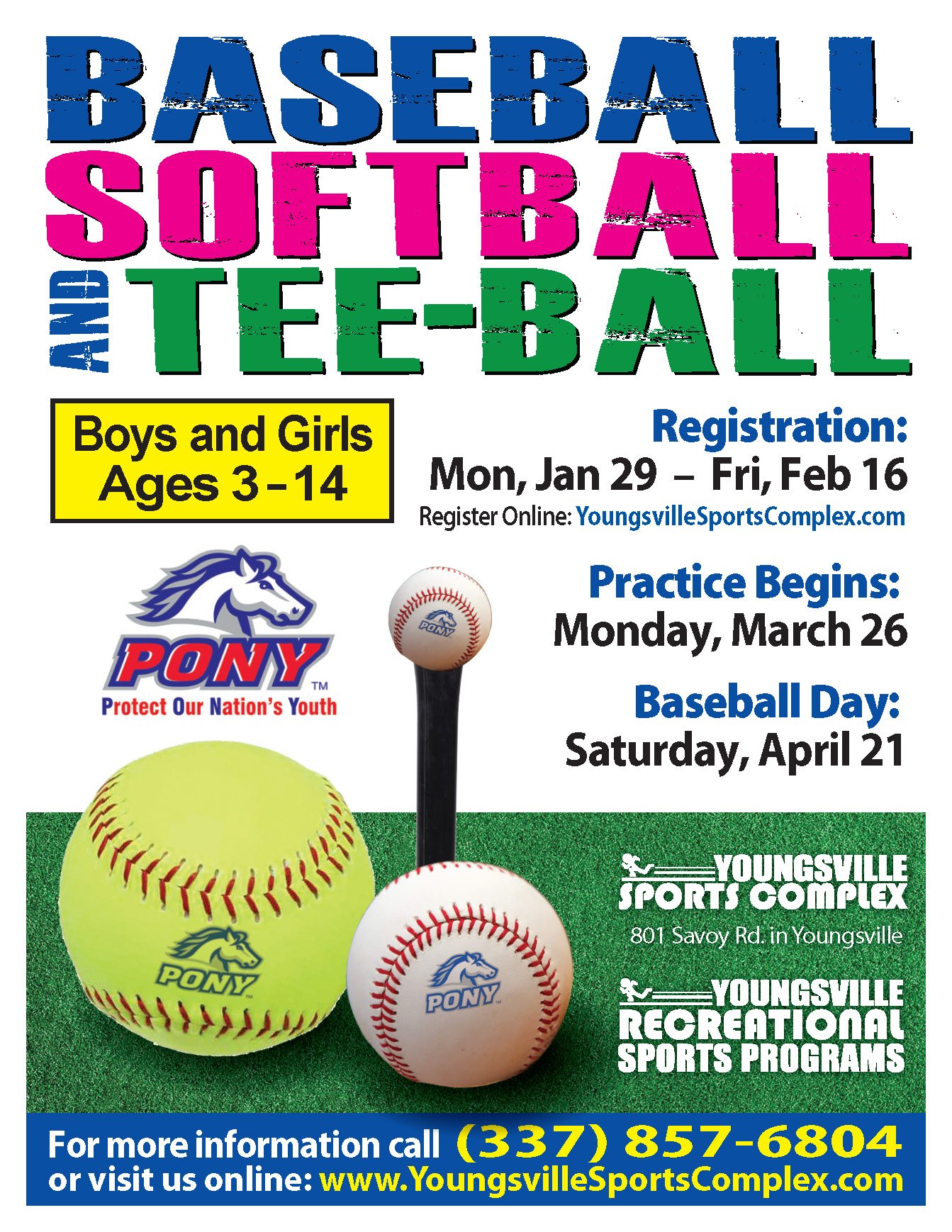 Baseball Day Youngsville Sports Complex