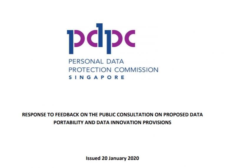 Proposed amendment to Singapore PDPA Data Portability Obligation