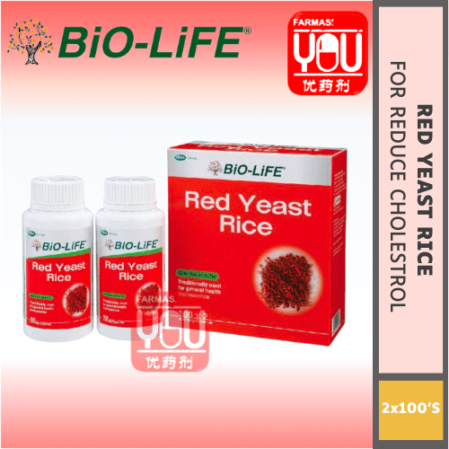 BIOLIFE RED YEAST RICE (100'S) (PACK) YOU PHARMACY Online Shop