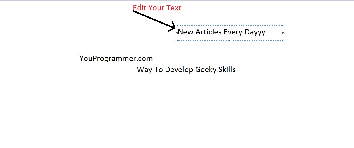 howtoedittextinpaint YouProgrammer