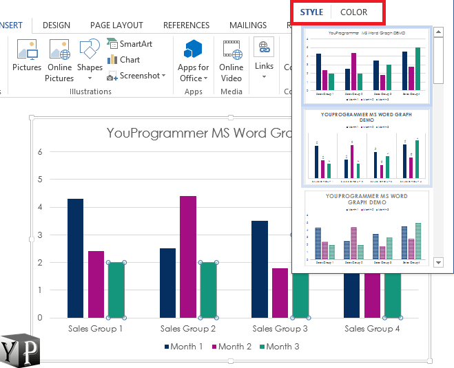 How To Make A Graph In Word Document YouProgrammer