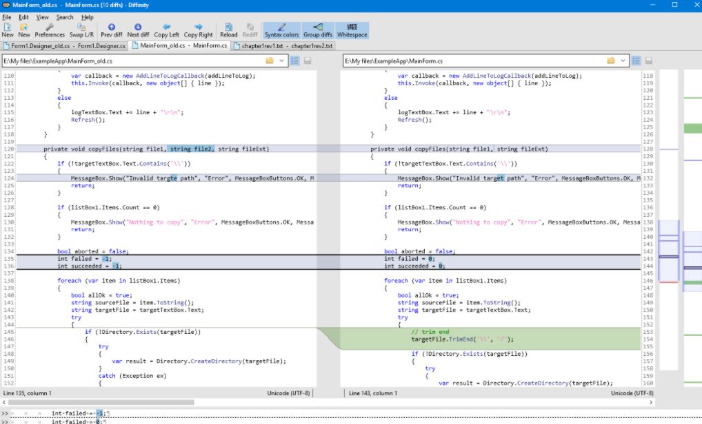 7 Best File Diff Tool for Windows, Linux