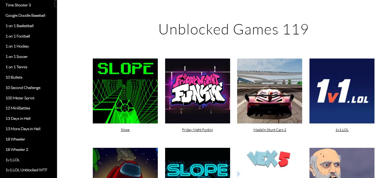 33 Free Unblocked Games Sites( Unblocked Games For School)