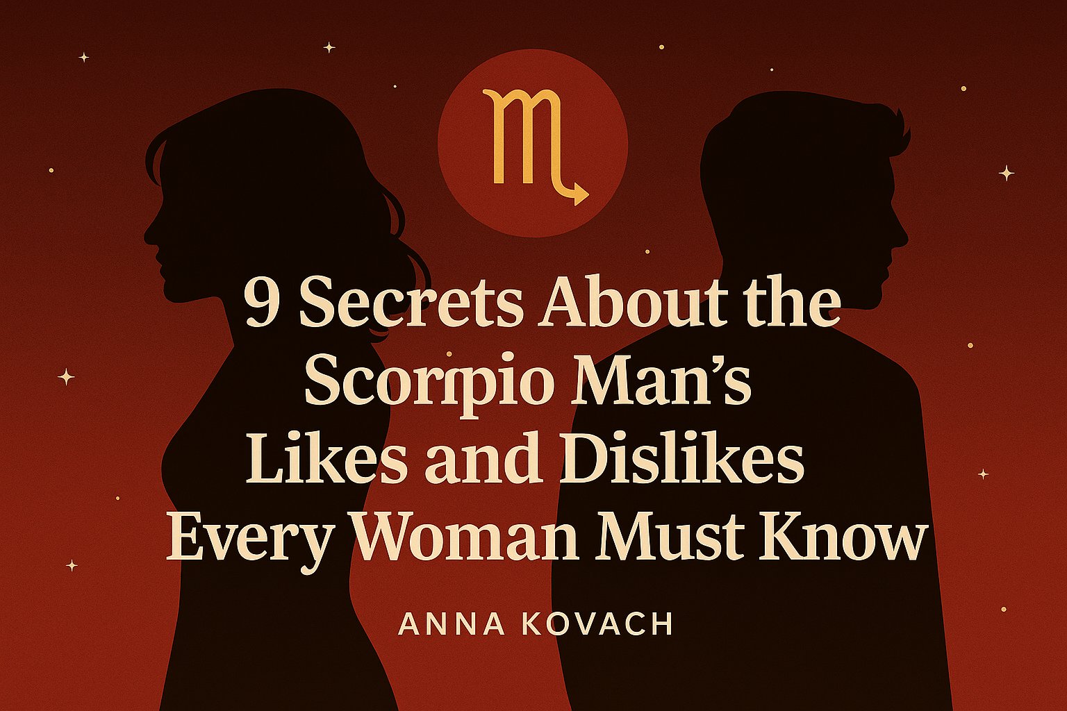 9 Secrets About the Scorpio Man’s Likes and Dislikes Every Woman Must Know