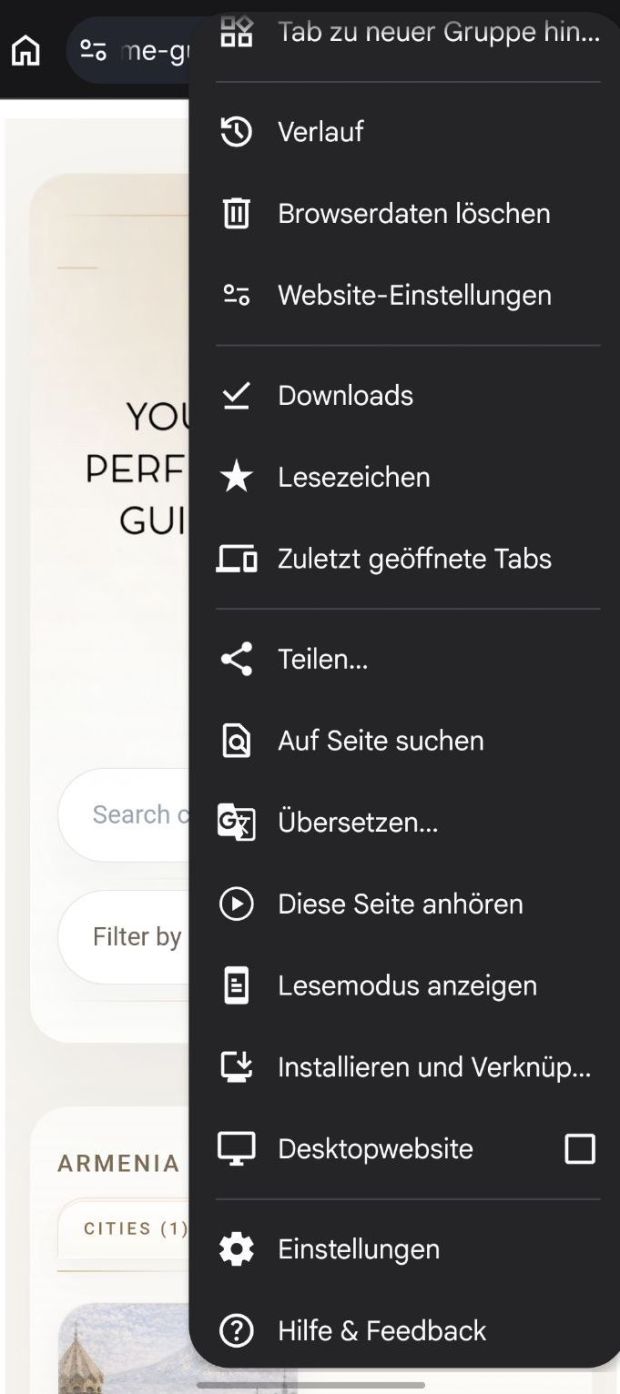 Chrome/Installieren